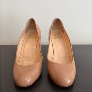 Christian Louboutin Blush Patent Leather Heels
